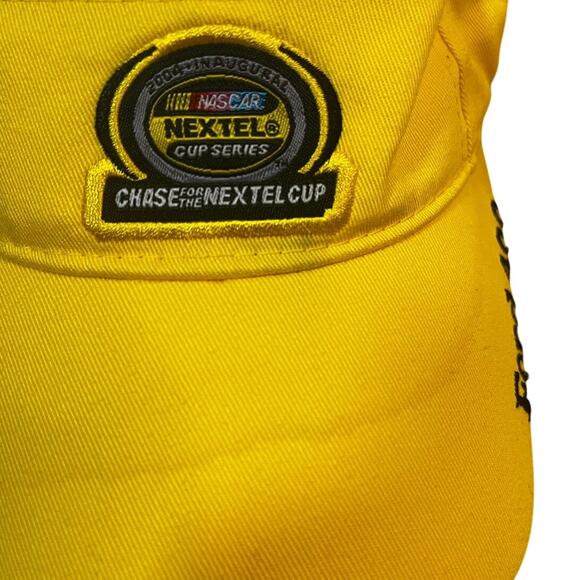 *Vintage* NASCAR 2004 Inaugural Chase the Nextel Cup Yellow Visor Hat Adjustable - Picture 2 of 5